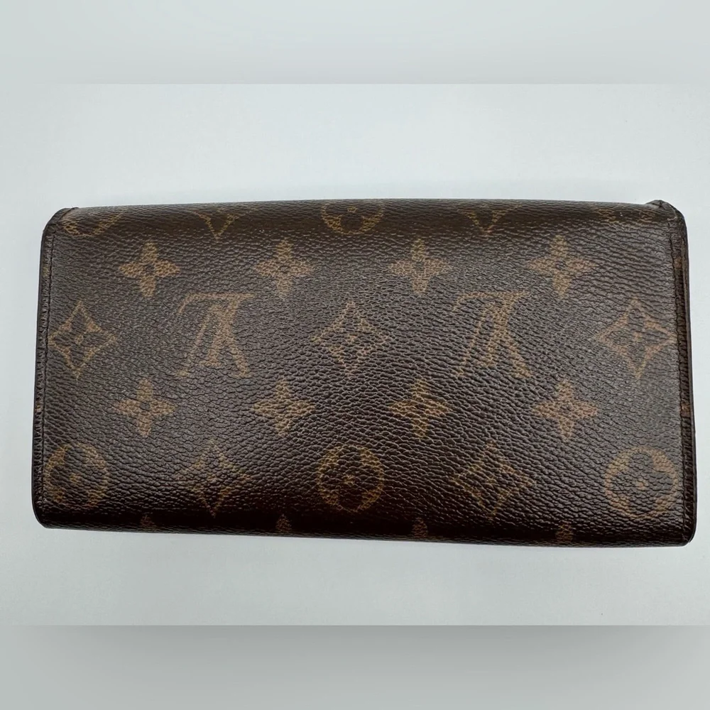 Louis Vuitton Brown Monogram Wallet | Professionally Refurbished